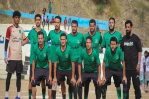الأخضر القزعي إلى النصف النهائي بعد تخطيه فريق الصلئة بدوري الشعيب الرياضي