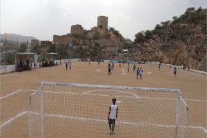 التعادل السلبي بين فريقا القمعة وبني مسلم في دوري الشعيب بالضالع