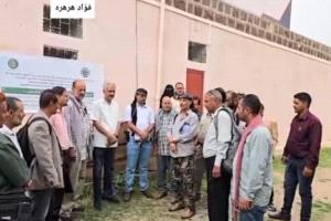 جمعية الحاجة قدرية تدشن توزيع 250 سلة صحية في مديرية الشعيب
