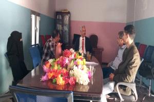 البروفيسور الشعيبي يتفقد سير العملية الدراسية بكلية الشعيب للعلوم الطبية والتطبيقية